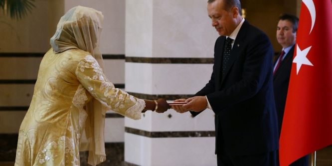 Cumhurbaşkanı Erdoğan, Nijer Büyükelçisi Gazibo’yu kabul etti