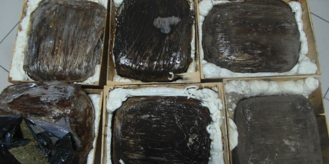 Diyarbakır’dan İzmir’e gönderilen 61 kilogram esrar ele geçirildi