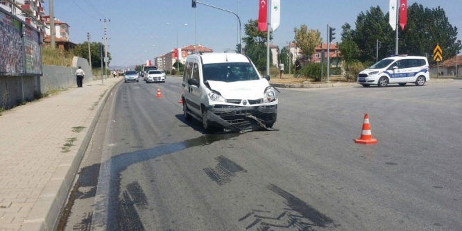 Çorum’da trafik kazası: 1 yaralı
