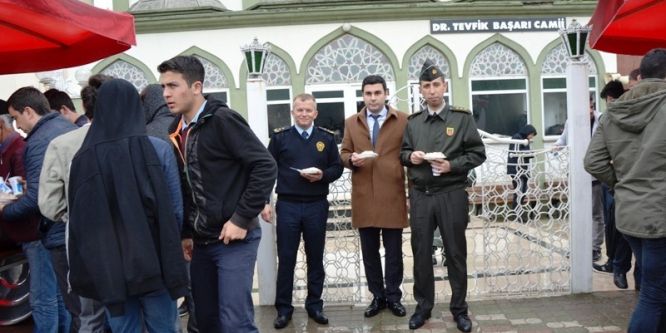 Şehit polisler için mevlit okutuldu