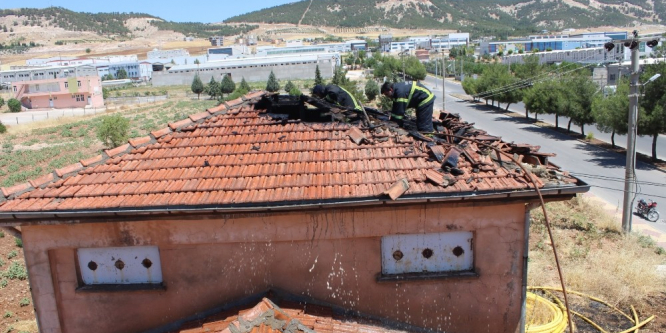 Organize sanayi bölgesinde korkutan trafo patlaması