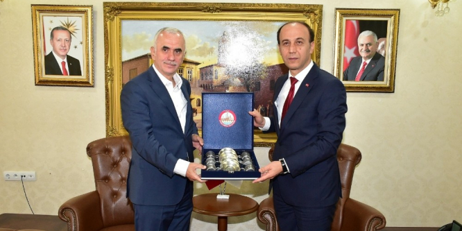 Genel Başkan Yardımcısı Kaya Vali Erin İle bir araya geldi