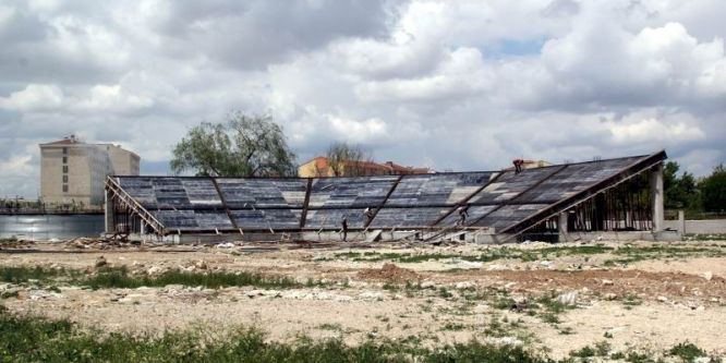 Cihanbeyli’de Anıt Parkı inşaatı devam ediyor