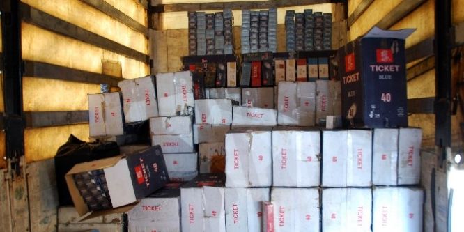 184 bin 500 paket kaçak sigara ele geçirildi