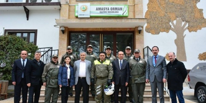 Amasya'da ormancılara yeni tip üniforma