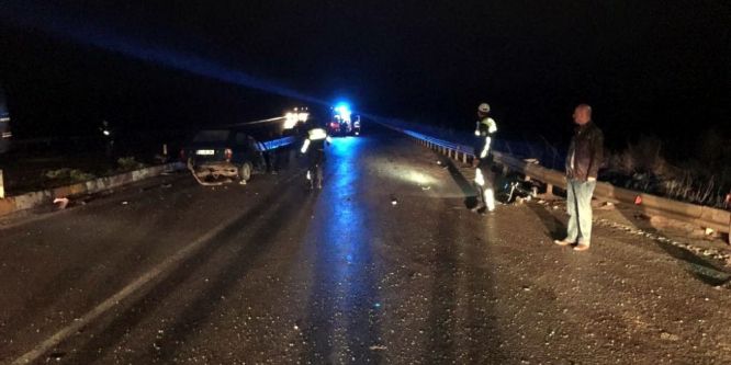 Uşak’ta feci trafik kazası: 1 ölü, 5 yaralı