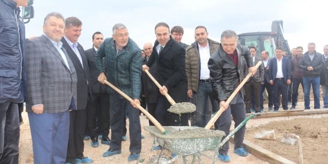 İnönü’de temel atma töreni