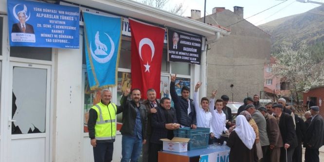 Alparslan Türkeş İnönü’de anıldı