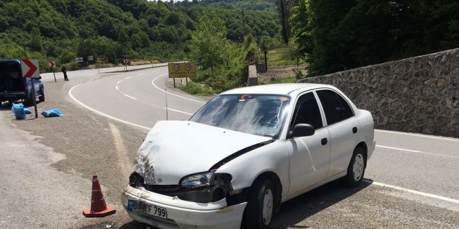 Zonguldak-Ereğli yolunda kaza: 1 yaralı