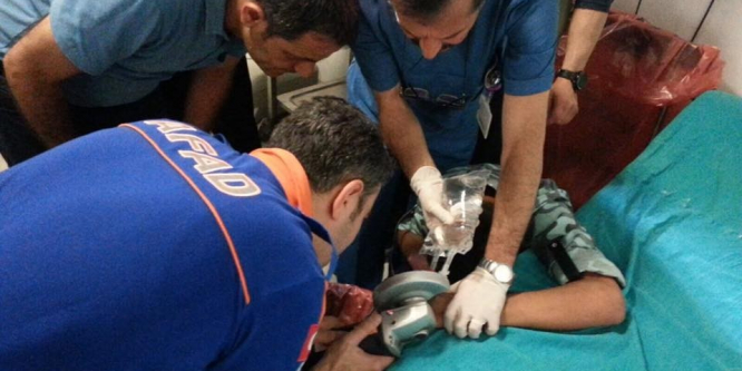 Parmağına yüzük sıkışan gencin imdadına AFAD ekipleri yetişti