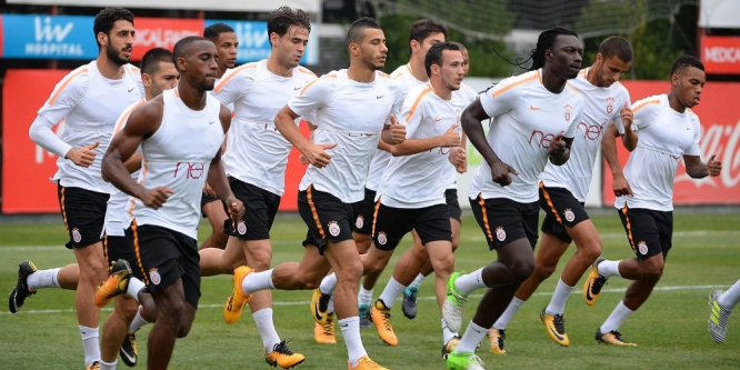 Galatasaray hazırlıklarını sürdürdü