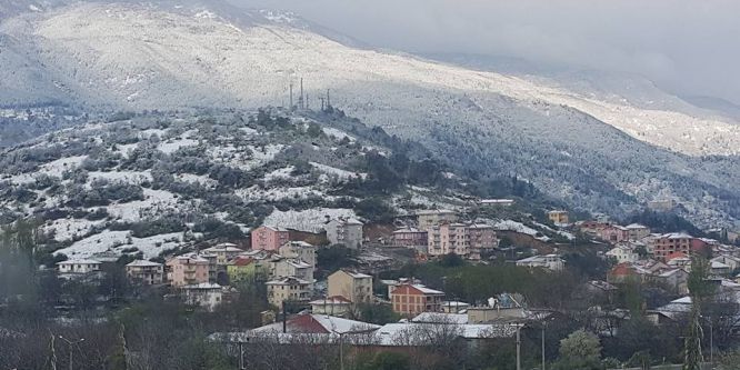 Simav beyaza büründü