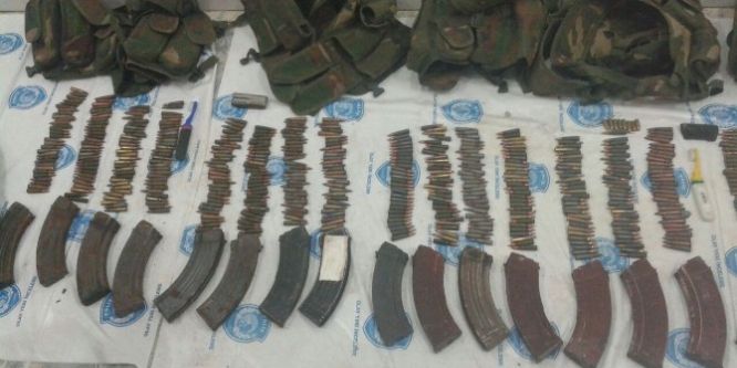 Nusaybin’de çok sayıda silah ve mühimmat bulundu