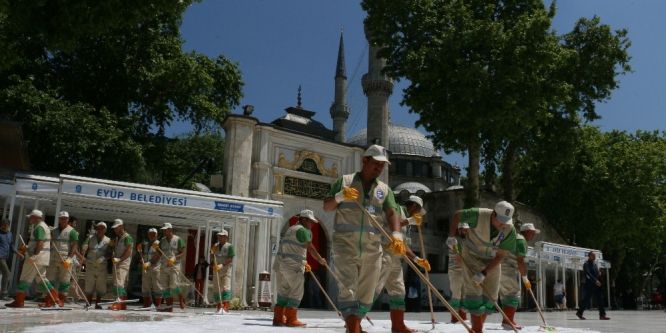 Eyüp’te ramazan hazırlıkları tamamlandı