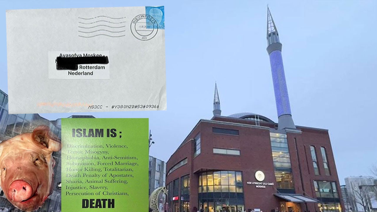 9 camiye domuz kafasının ardından şok gelişme: Yine 9 cami seçtiler! Bu kez kanla yazılmış nefret mektupları gönderildi