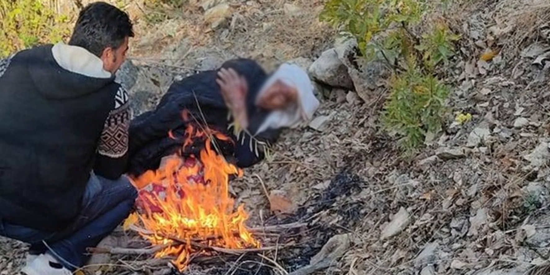 90 yaşında kayalıklardan yuvarlanarak düştü, sonra ise...