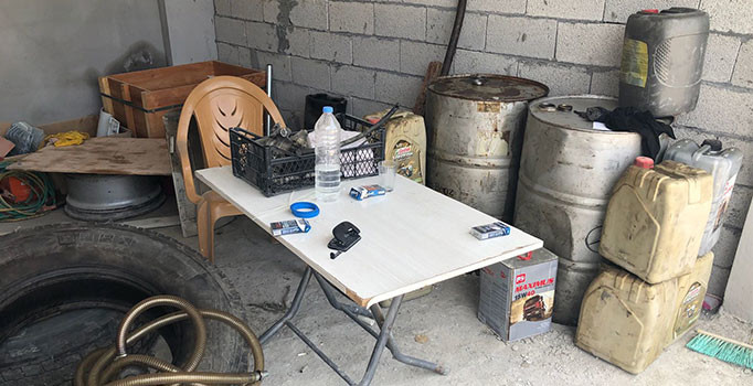900 litre kaçak akaryakıt ele geçirildi