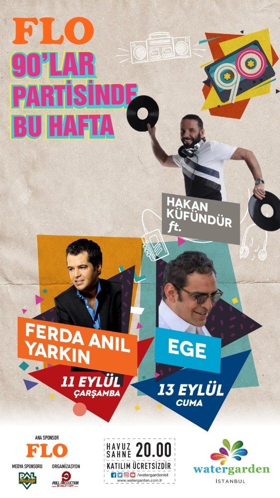 90’lar konseptiyle ünlü isimler dinleyiciyle buluşuyor 