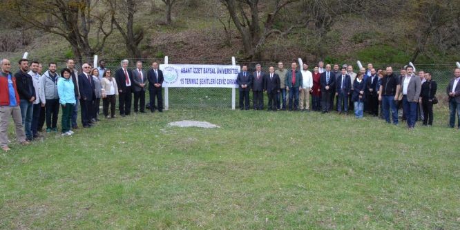 15 Temmuz şehitleri için ceviz ormanı oluşturuluyor