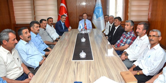 Başkan Vekili Epcim, muhtarlarla bir araya geldi