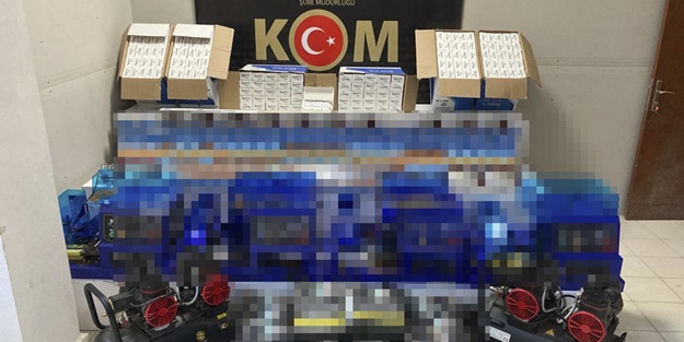 93 bin 600 filtreli sigara kağıdı ele geçirildi
