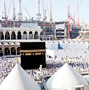 Kâbe’deki genişletme çalışmaları devam ediyor