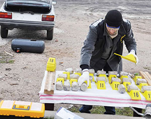 LPG tankında 1000 fünye