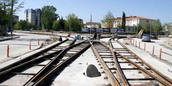 Tramvay’da ray montajının sonuna gelindi