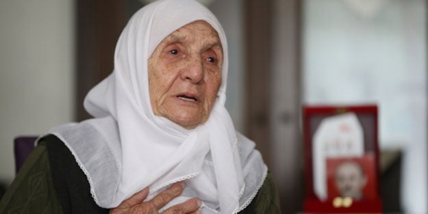 94 yaşındaki şehit annesinden Erdoğan'ın başlattığı kampanyaya anlamlı destek