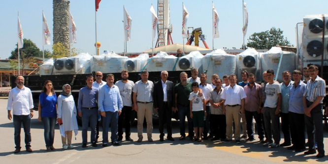 Büyükşehir’nden süt üreticilerine soğutma tankı