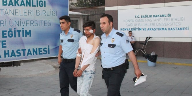 Afgan taciz şüphelisi hastanelik edildi