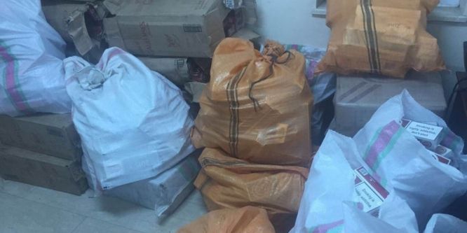 40 bin 500 paket sigara ele geçirildi