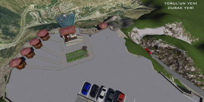 Torul Kalesi’nin cam seyir terası ihale edildi