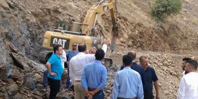 Kartal yuvasına yol yapılıyor