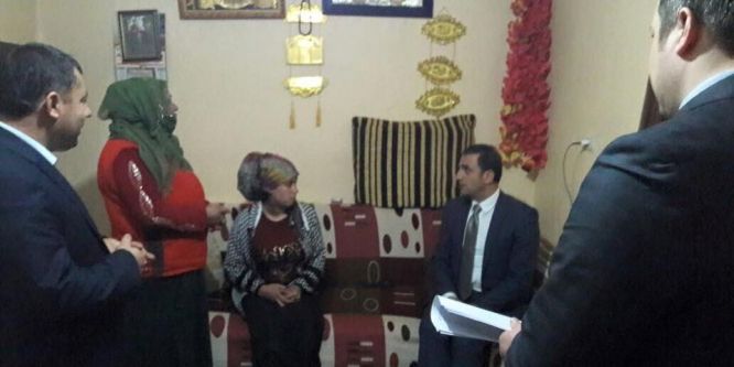 Kaymakam Alibeyoğlu’ndan ev ziyaretleri