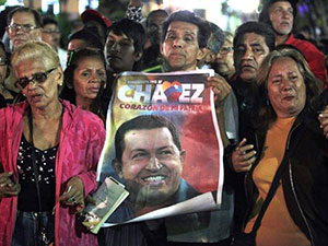 Chavez için dua ettiler