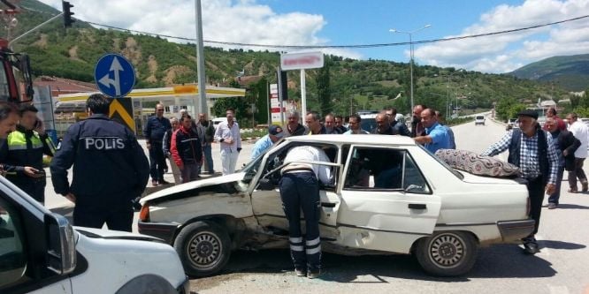 Reşadiye’de trafik kazası: 1 yaralı