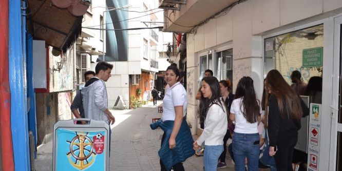Kafede yangın paniği