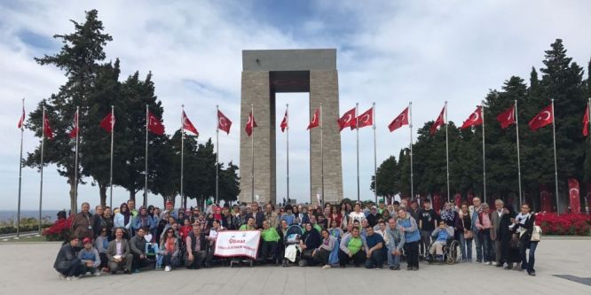 Engelliler Çanakkale’yi gezdi