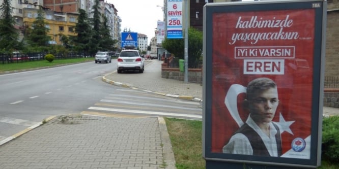 “İyi ki varsın Eren” Trabzon’da her yerde