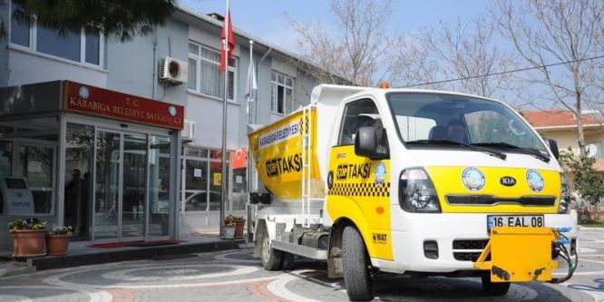Karabiga’ya çöp taksi