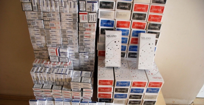 99 Bin 500 paket kaçak sigara ele geçirildi