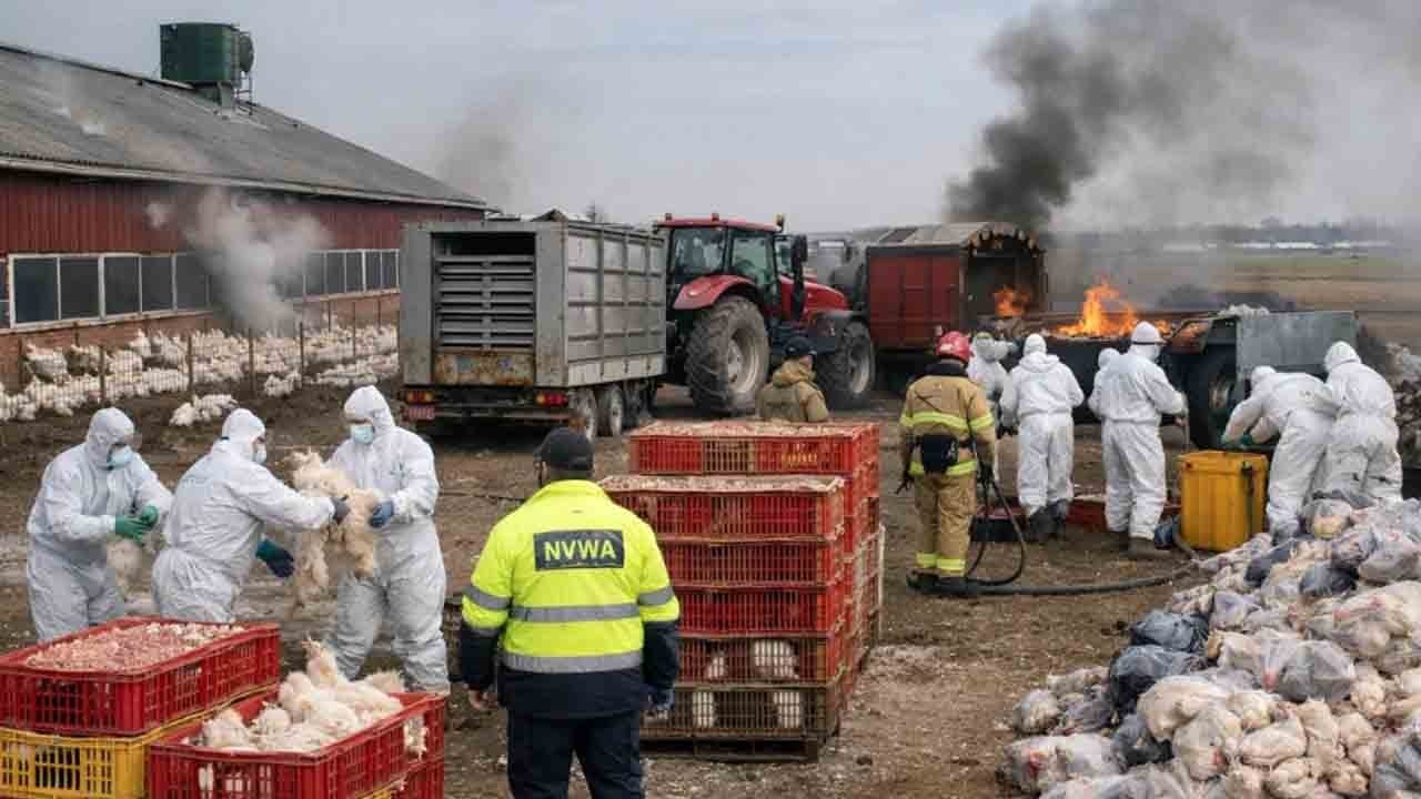 99 bin tavuk itlaf ediliyor: Hollanda’da 6. Kuş Gribi vakası