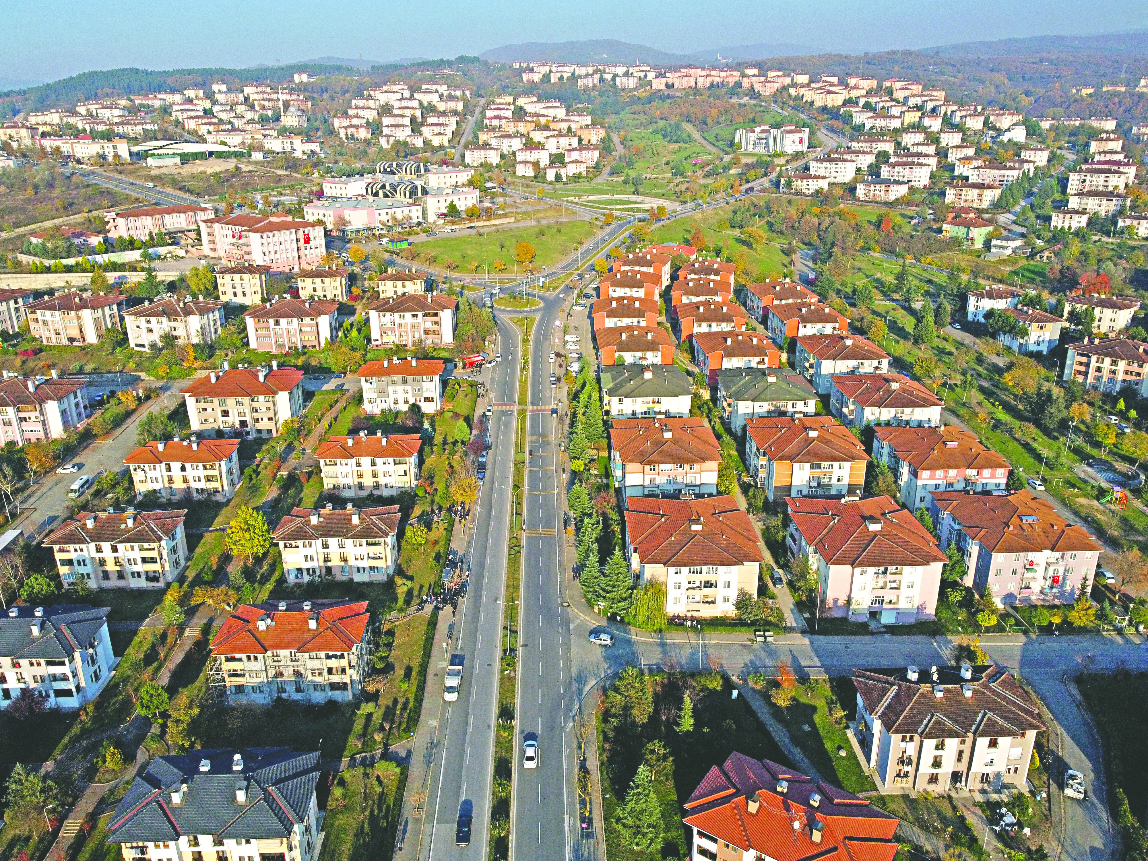 99 deprem sonrası Düzce, yatay mimariyle büyüyor