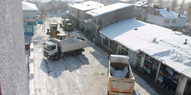 Kar temizleme çalışmalarına başladı