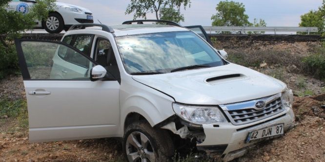 Karaman’da trafik kazası: 1 yaralı