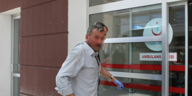 Adıyaman’da bir şahıs baba ve erkek kardeşini darp etti