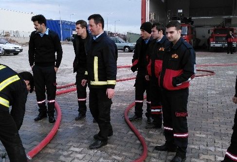 Yeni itfaiye erleri iş başında