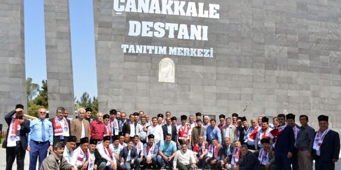 Mersinli muhtarların Çanakkale gezisi sona erdi