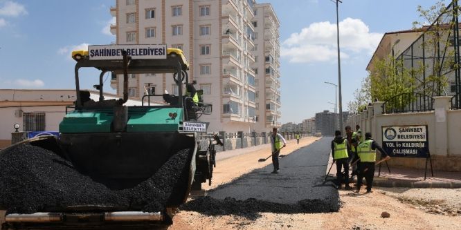 Şahinbey belediyesi asfalt çalışmalarına başladı
